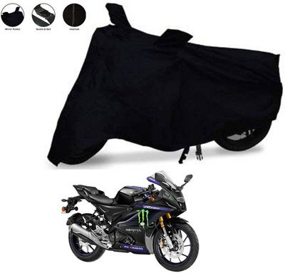 Aamaya Store Two Wheeler Cover for Yamaha(YZF R15S BS6, Black)