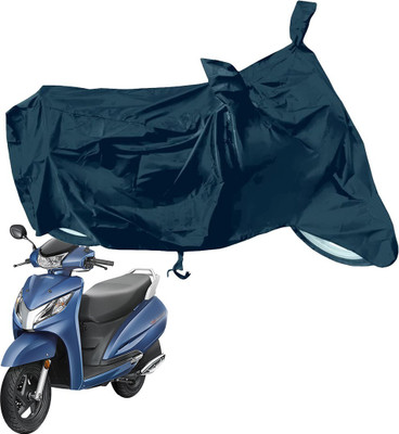 RiderShine Waterproof Two Wheeler Cover for Honda(Activa 125, Black)