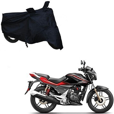 DeepShakshi AUTOMOTIVE Two Wheeler Cover for Hero(CBZ Extreme, Black)