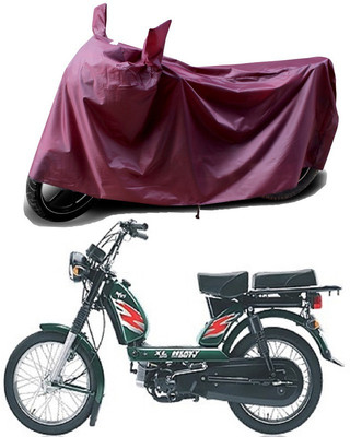 THE REAL ARV Waterproof Two Wheeler Cover for TVS(Heavy Duty Super XL, Maroon)