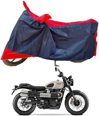 MMSSTAR Waterproof Two Wheeler Cover for Triumph(Street Scrambler, Red, Blue)