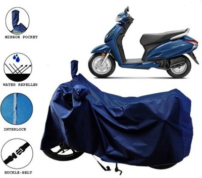 Tritika Waterproof Two Wheeler Cover for Honda(Activa 6G, Blue)