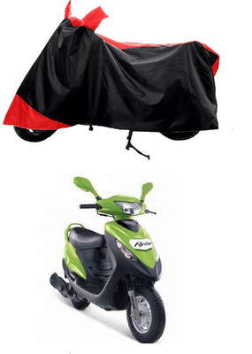GROFATIK Two Wheeler Cover for Mahindra(Flyte, Red)