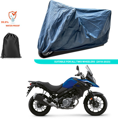 GOSHIV-car and bike accessories Waterproof Two Wheeler Cover for Suzuki(Blue)
