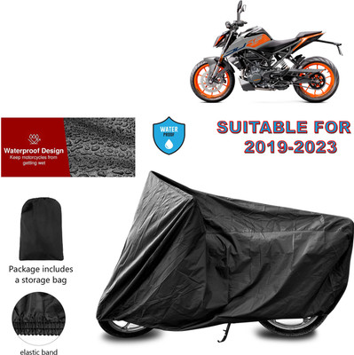 CODOKI Waterproof Two Wheeler Cover for KTM(200 Duke BS6, Black)
