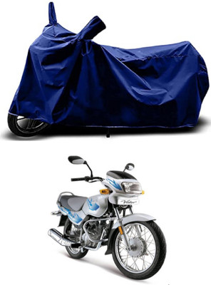VESMEI Two Wheeler Cover for TVS(Victor Edge, Blue)