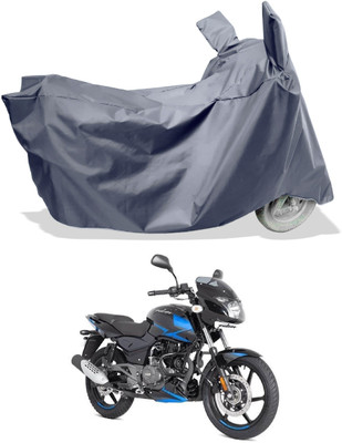 Amexride Two Wheeler Cover for Bajaj(Pulsar 150 DTS-i, Grey)