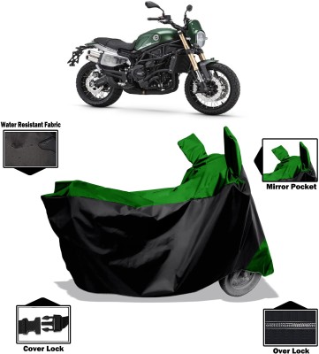 Amexride Two Wheeler Cover for Benelli(Leoncino 800, Green)