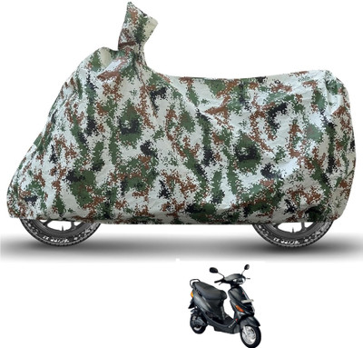 Caronix Waterproof Two Wheeler Cover for Hero(E Sprint, Green)