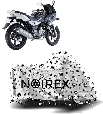 NOIREX Two Wheeler Cover for Bajaj(Pulsar 220F, Silver)