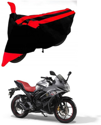 AutoGalaxy Waterproof Two Wheeler Cover for Suzuki(Gixxer Special Edition, Red, Black)