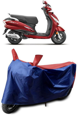 KEDIT Two Wheeler Cover for Hero(Duet 125CC, Red, Blue)