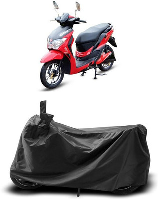 AASHTIK MART Two Wheeler Cover for Hero(Electric Dash, Black)