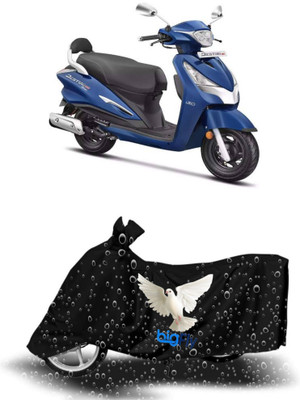 BigFly Waterproof Two Wheeler Cover for Hero(Destini 125, Black)