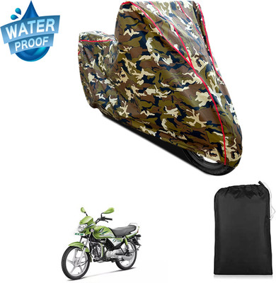 PAGORA Waterproof Two Wheeler Cover for Hero(HF Deluxe Eco, Yellow)