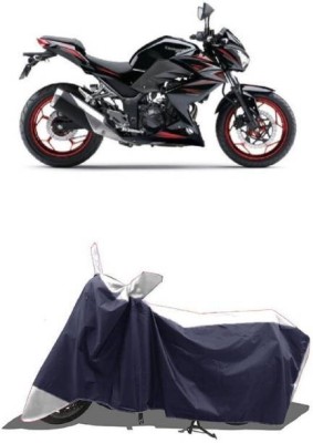 RAAMKM Two Wheeler Cover for Hero, Honda, Bajaj, TVS, Yamaha(Scooty Pep Plus BS6, White, Black)