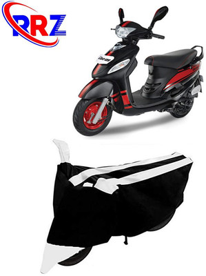 RRZ Waterproof Two Wheeler Cover for Mahindra(Rodeo, Black, White)