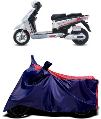 VESMEI Two Wheeler Cover for Hero(Motocorp Maestro Electric, Red)