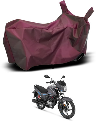 PAGORA Waterproof Two Wheeler Cover for Hero(New Glamour, Maroon)