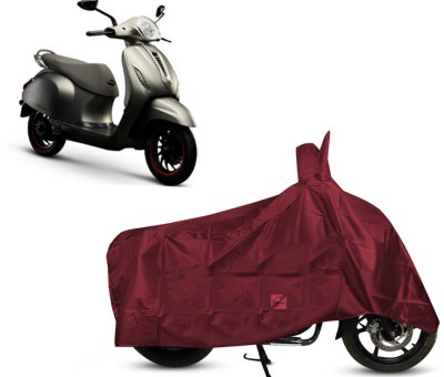 EGAL Waterproof Two Wheeler Cover for Bajaj(Urbanite Chetak BS6, Maroon)