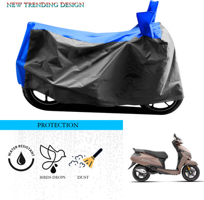 SnehaSales Waterproof Two Wheeler Cover for TVS(Jupiter, Grey, Blue)