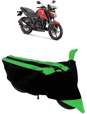 GANPRA Two Wheeler Cover for Honda(Xblade, Black, Green)