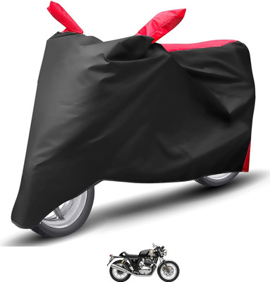 Caronix Waterproof Two Wheeler Cover for Royal Enfield(Continental GT 650, Red)