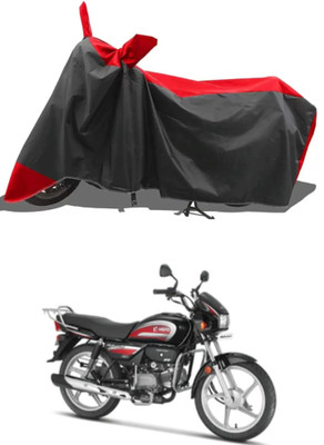 MMSSTAR Waterproof Two Wheeler Cover for Hero(Splendor Plus, Black)
