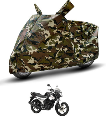 Auto Hub Waterproof Two Wheeler Cover for Yamaha(SZ R, Brown)