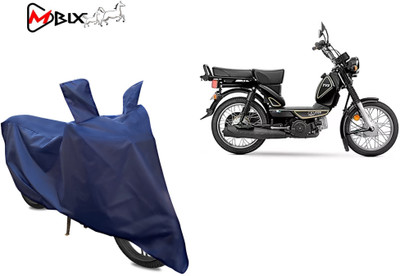 MBIX Two Wheeler Cover for TVS(XL 100 Heavy Duty, Blue)