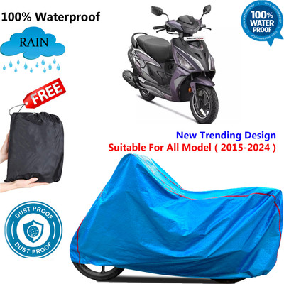 OliverX Waterproof Two Wheeler Cover for Hero(Maestro Edge, Blue)