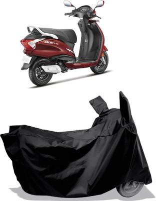 Amexride Two Wheeler Cover for Hero(Duet 125CC, Black)