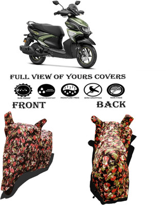 Amexride Two Wheeler Cover for Yamaha(Ray-ZR 125FI, Multicolor)