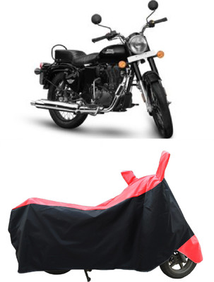 Coxtor Two Wheeler Cover for Royal Enfield(Bullet 350 New, Red)