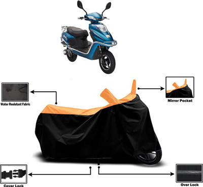 Amexride Two Wheeler Cover for Tunwal(Sport 63 48V, Orange)