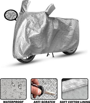 PAGORA Waterproof Two Wheeler Cover for Yamaha(FZ S FI (V 2.0), Silver)