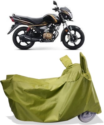 Amexride Two Wheeler Cover for TVS(Victor Premium, Maroon)