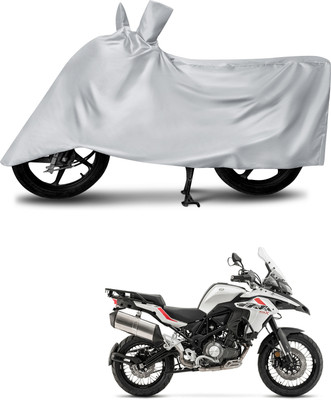 LICATOR Two Wheeler Cover for Benelli(TRK 502, Silver)