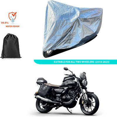 PAGORA Waterproof Two Wheeler Cover for TVS(Silver)
