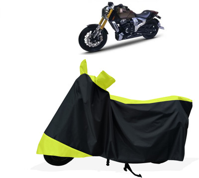 Tricway Two Wheeler Cover for TVS(Zeppelin, Yellow)