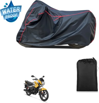 CODOKI Waterproof Two Wheeler Cover for Hero(Passion, Black)