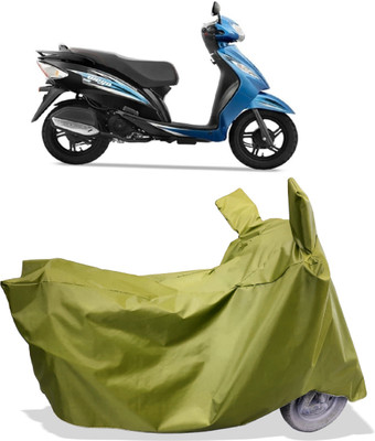 Amexride Two Wheeler Cover for TVS(Wego BS6, Maroon)