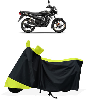 Tricway Two Wheeler Cover for Bajaj(Platina 110 H-Gear BS6, Yellow)