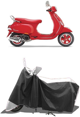 SUGASHRI Waterproof Two Wheeler Cover for Vespa(RED 125, White, Black)