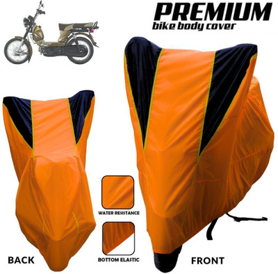 MADAFIYA Two Wheeler Cover for TVS(XL 100 Heavy Duty, Orange, Black, Yellow)