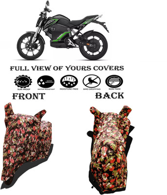 Amexride Two Wheeler Cover for Revolt(Motors E-Bike, Multicolor)