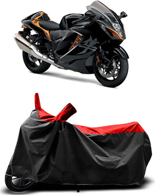 Fastak Two Wheeler Cover for Suzuki(GSX R1300 Hayabusa, Red)