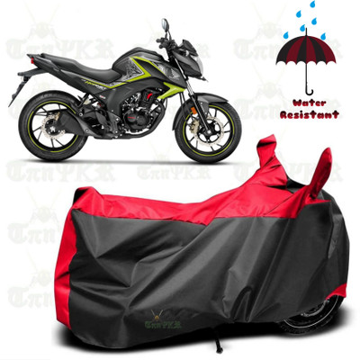 sowelar Waterproof Two Wheeler Cover for Honda(Hornet 2.0, Red, Black)