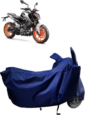 Amexride Two Wheeler Cover for KTM(Duke 200, Blue)