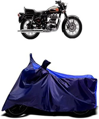 VESMEI Two Wheeler Cover for Royal Enfield(Bullet 350 Twinspark, Blue)